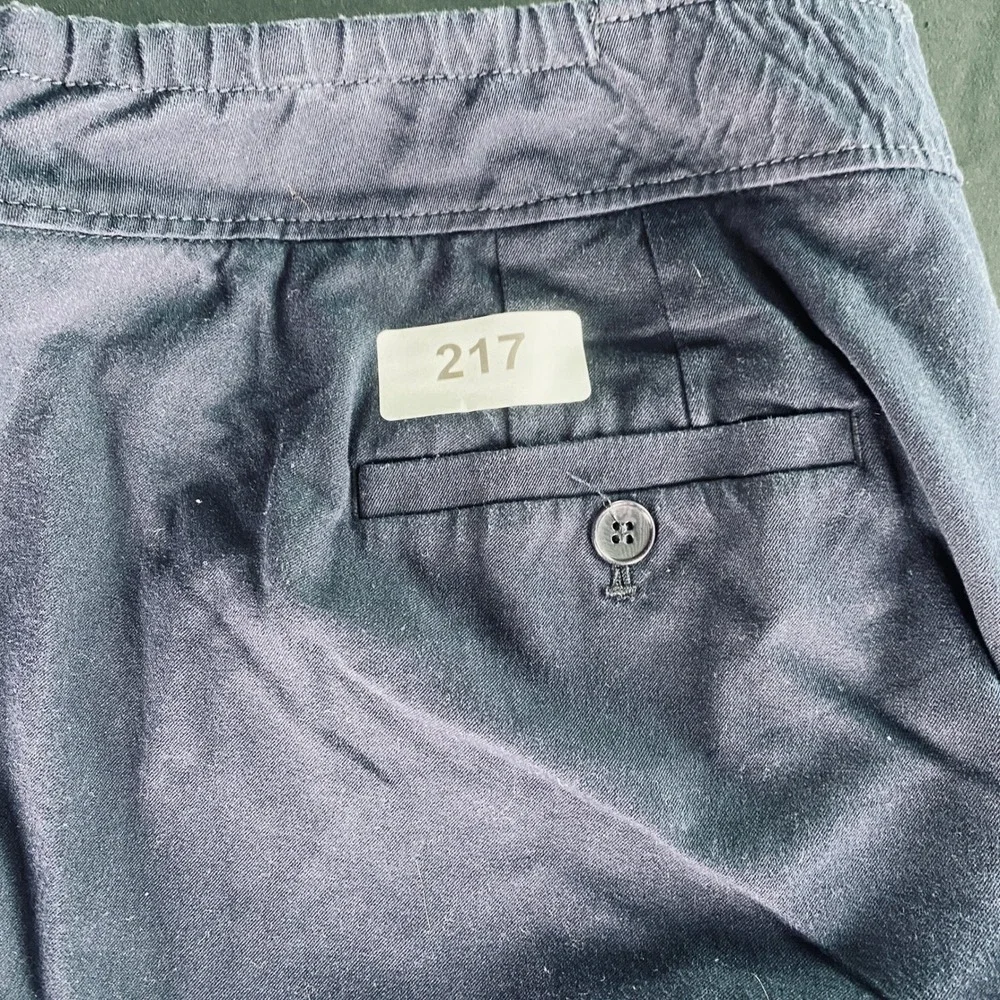 Talbots Hampshire Navy Blue Ankle Pants Womens 16WP Petite Straight Leg